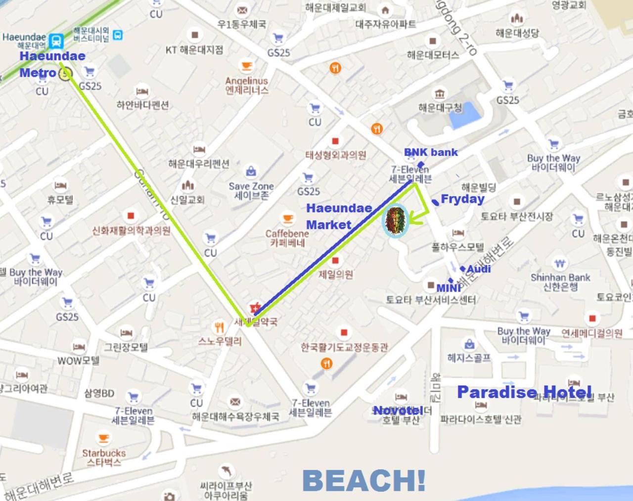 Hotel Backpackers' House Busan Esterno foto